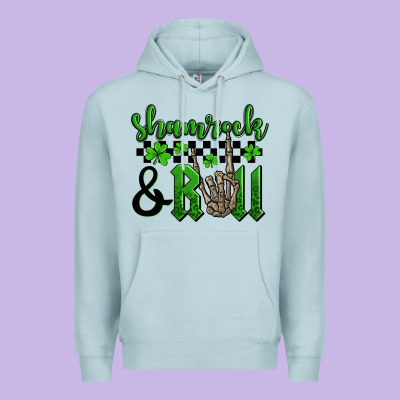 St. Patrick's Day Shamrock And Roll Premium Hoodie Designed By Oliviacreatesart