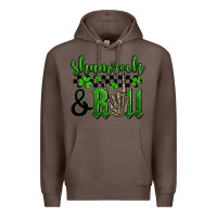 Coffee St. Patrick's Day Shamrock and roll Premium Hoodie - OliviaCreatesArt