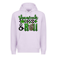 Lilac St. Patrick's Day Shamrock and roll Premium Hoodie - OliviaCreatesArt