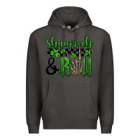 Smoke St. Patrick's Day Shamrock and roll Premium Hoodie - OliviaCreatesArt