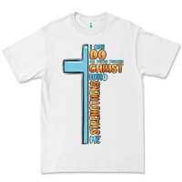 White i can do all things through christ who strengthens Premium Tee - MaliasSmallBusiness