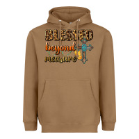 Toasted Coconut Blessed Beyond Measure Heavyweight Hoodie - BundleAndBundleShop