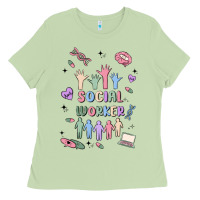 Matcha social worker Ladies Tee - MaliasSmallBusiness