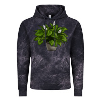 Cloud Black Peace Lily Vintage Hoodie - LillyAllenDesigns