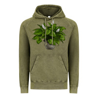 Vintage Olive Peace Lily Vintage Hoodie - LillyAllenDesigns