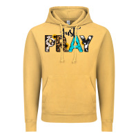Vintage Mustard Just Pray Vintage Hoodie - RanaPortraitStore