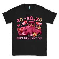 Black xo xo xo happy valentine's day truck Classic Tee - LillyAllenDesigns