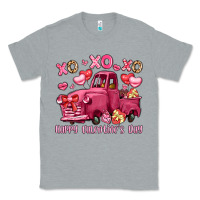 Heather Grey xo xo xo happy valentine's day truck Classic Tee - LillyAllenDesigns