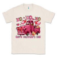 Natural xo xo xo happy valentine's day truck Classic Tee - LillyAllenDesigns