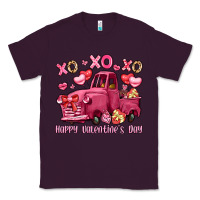 Plum xo xo xo happy valentine's day truck Classic Tee - LillyAllenDesigns