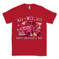 Red xo xo xo happy valentine's day truck Classic Tee - LillyAllenDesigns
