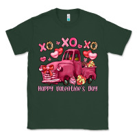 Sports Green xo xo xo happy valentine's day truck Classic Tee - LillyAllenDesigns