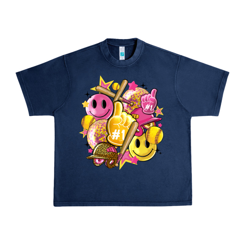 Retro Softball Urban Heavy Tee by Artiststas | Teevron