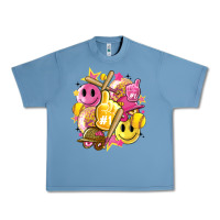 Pebble Blue retro softball Urban Heavy Tee - Artiststas