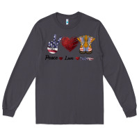 Smoke Peace Love Veteran Long Sleeve Tee - Bettercallsaul
