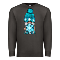 Smoke winter gnome with snowflake Premium Sweatshirt - BundleAndBundleShop