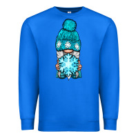 True Royal winter gnome with snowflake Premium Sweatshirt - BundleAndBundleShop