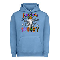 Pigment Pebble Blue hippie spooky Urban Hoodie - SublimationCraftShop