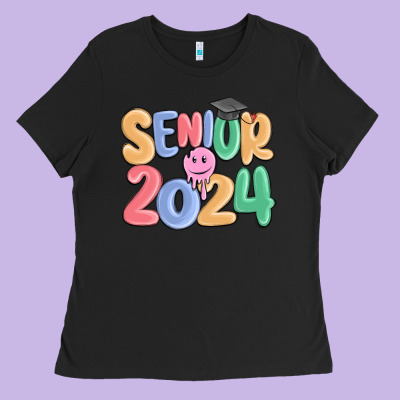 Senior 2024 Ladies Tee Designed By Maliassmallbusiness