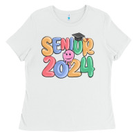White senior 2024 Ladies Tee - MaliasSmallBusiness