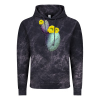 Cloud Black Opunthia Santa Rita Cactus Vintage Hoodie - LillyAllenDesigns