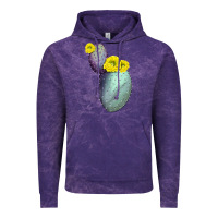 Cloud Purple Opunthia Santa Rita Cactus Vintage Hoodie - LillyAllenDesigns