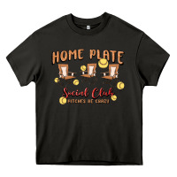 Asphalt glitter softball Heavy Core Tee - MaliasSmallBusiness