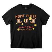 Black glitter softball Heavy Core Tee - MaliasSmallBusiness