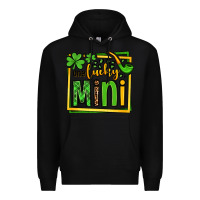 Black One lucky mini St. Patrick's Premium Hoodie - OliviaCreatesArt