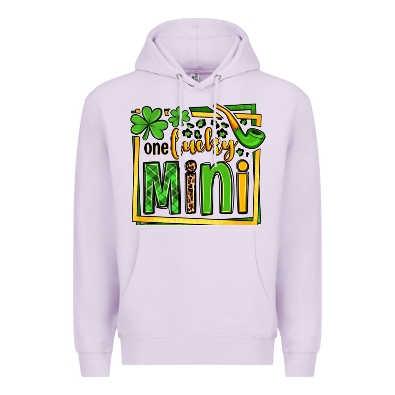 One Lucky Mini St. Patrick's Premium Hoodie by OliviaCreatesArt | Teevron