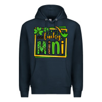 Navy One lucky mini St. Patrick's Premium Hoodie - OliviaCreatesArt