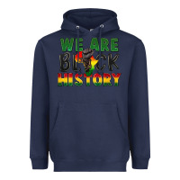 Navy we are black history Heavyweight Hoodie - FaDigitalArtStudio