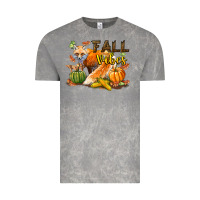 Cloud Rock Fall Vibes Fox Vintage Tee - LillyAllenDesigns