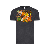 Vintage Black Fall Vibes Fox Vintage Tee - LillyAllenDesigns