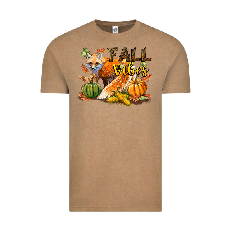 Fall Vibes Fox Vintage Tee by LillyAllenDesigns | Teevron