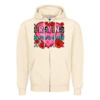 Sandshell praying moms club olivia Zipper Hoodie - OliviaCreatesArt