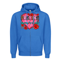 True Royal praying moms club olivia Zipper Hoodie - OliviaCreatesArt
