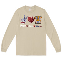 Mushroom Peace Love Veteran Long Sleeve Tee - Bettercallsaul