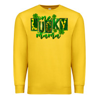 Lemon one lucky mama st patricks Premium Sweatshirt - FaDigitalArtStudio