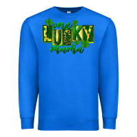 True Royal one lucky mama st patricks Premium Sweatshirt - FaDigitalArtStudio