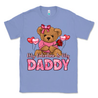 Colony Blue my valentine is my daddy Classic Tee - LillyAllenDesigns