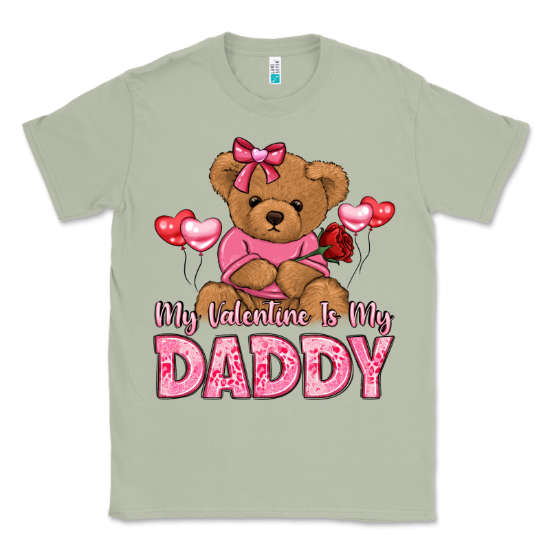 My Valentine Is My Daddy Classic Tee by LillyAllenDesigns | Teevron