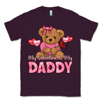 Plum my valentine is my daddy Classic Tee - LillyAllenDesigns