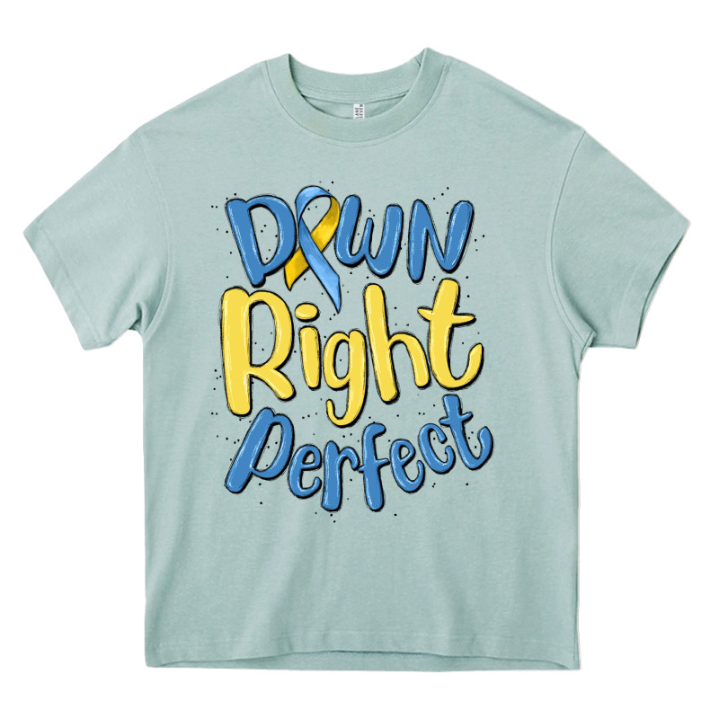 Down Right Perfect Heavy Core Tee by MaliasSmallBusiness | Teevron