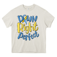 Cream down right perfect Heavy Core Tee - MaliasSmallBusiness
