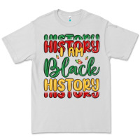 Dove Grey i am black history Premium Tee - MaliasSmallBusiness