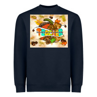 Navy fall teacher pumpkin Heavyweight Sweatshirt - TumblerDesignByShophia