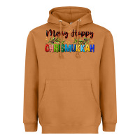 Meerkat merry happy chrismukkah with olive branch Heavyweight Hoodie - FaDigitalArtStudio
