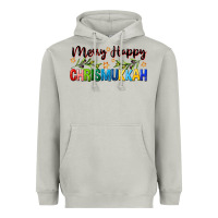 Moon Dust merry happy chrismukkah with olive branch Heavyweight Hoodie - FaDigitalArtStudio