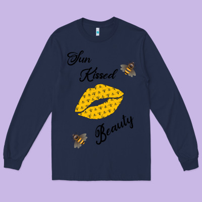 Sun Kissed Beauty Long Sleeve Tee Designed By Bettercallsaul